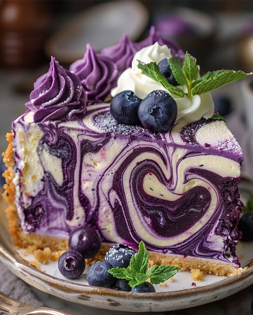 Indulgent White Chocolate Blueberry Cheesecake: Sweet & Tangy Balance